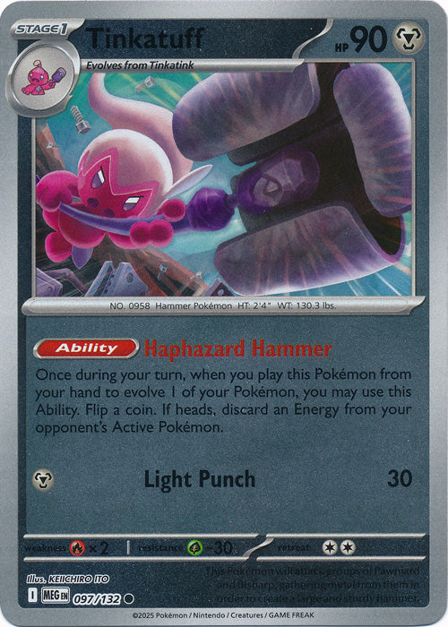 097/132 - Tinkatuff RH - Mega Evolution