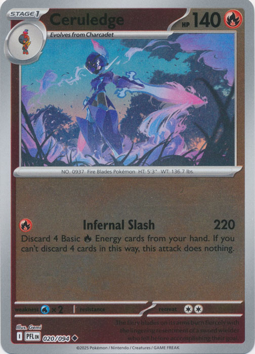 020/094 - Ceruledge RH - Phantasmal Flames