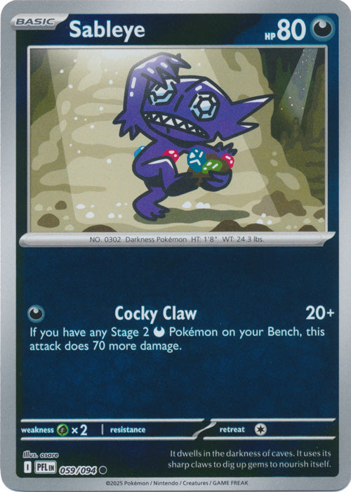 059/094 - Sableye RH - Phantasmal Flames