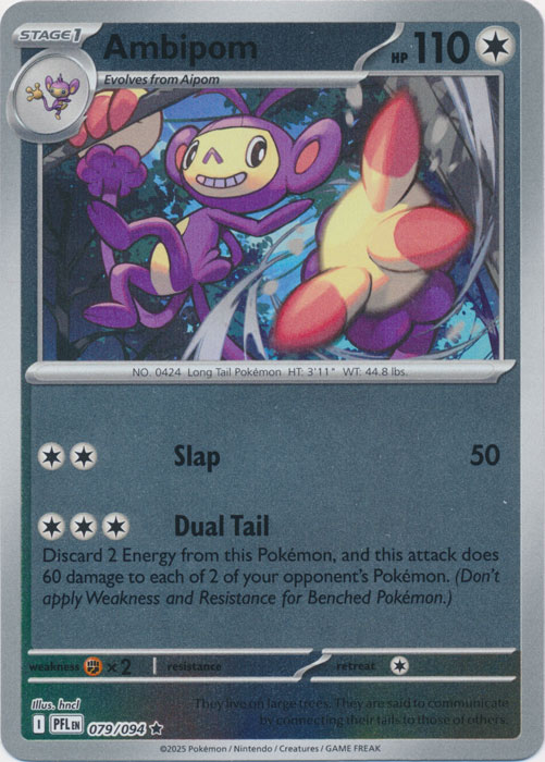 079/094 - Ambipom RH - Phantasmal Flames