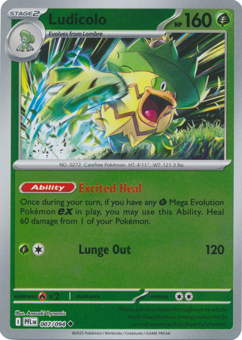 007/094 - Ludicolo RH - Phantasmal Flames