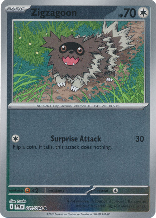 081/094 - Zigzagoon RH - Phantasmal Flames