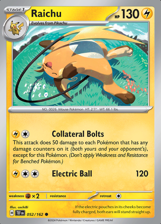 052/162 Raichu - Temporal Forces