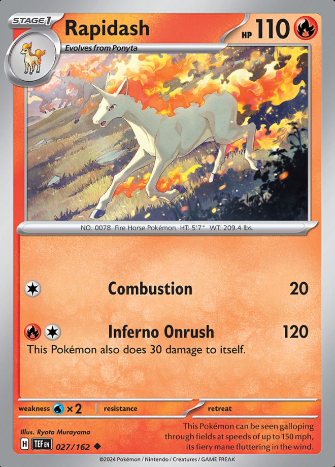 027/162 Rapidash - Temporal Forces