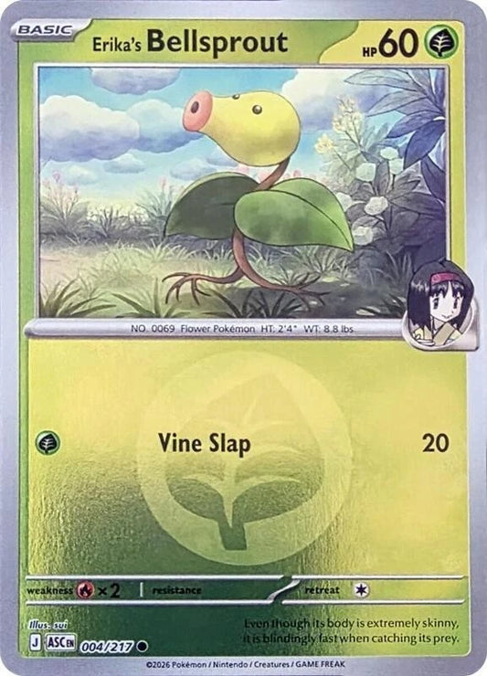 004/217 - Erika’s Bellsprout - Energy Holo - Ascended Heroes