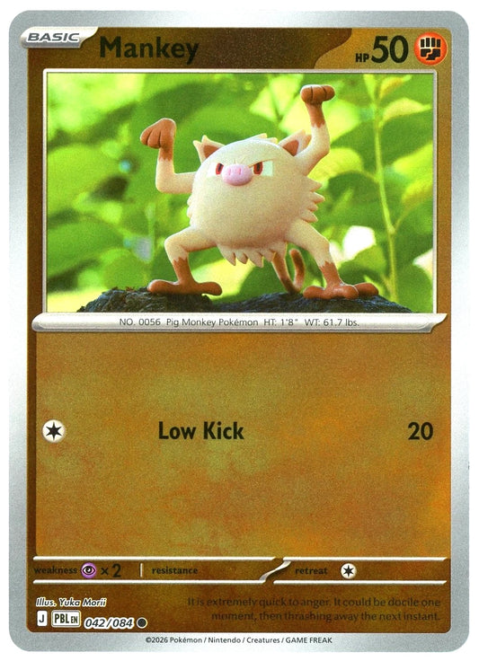 042/084 - Mankey RH - Pitch Black