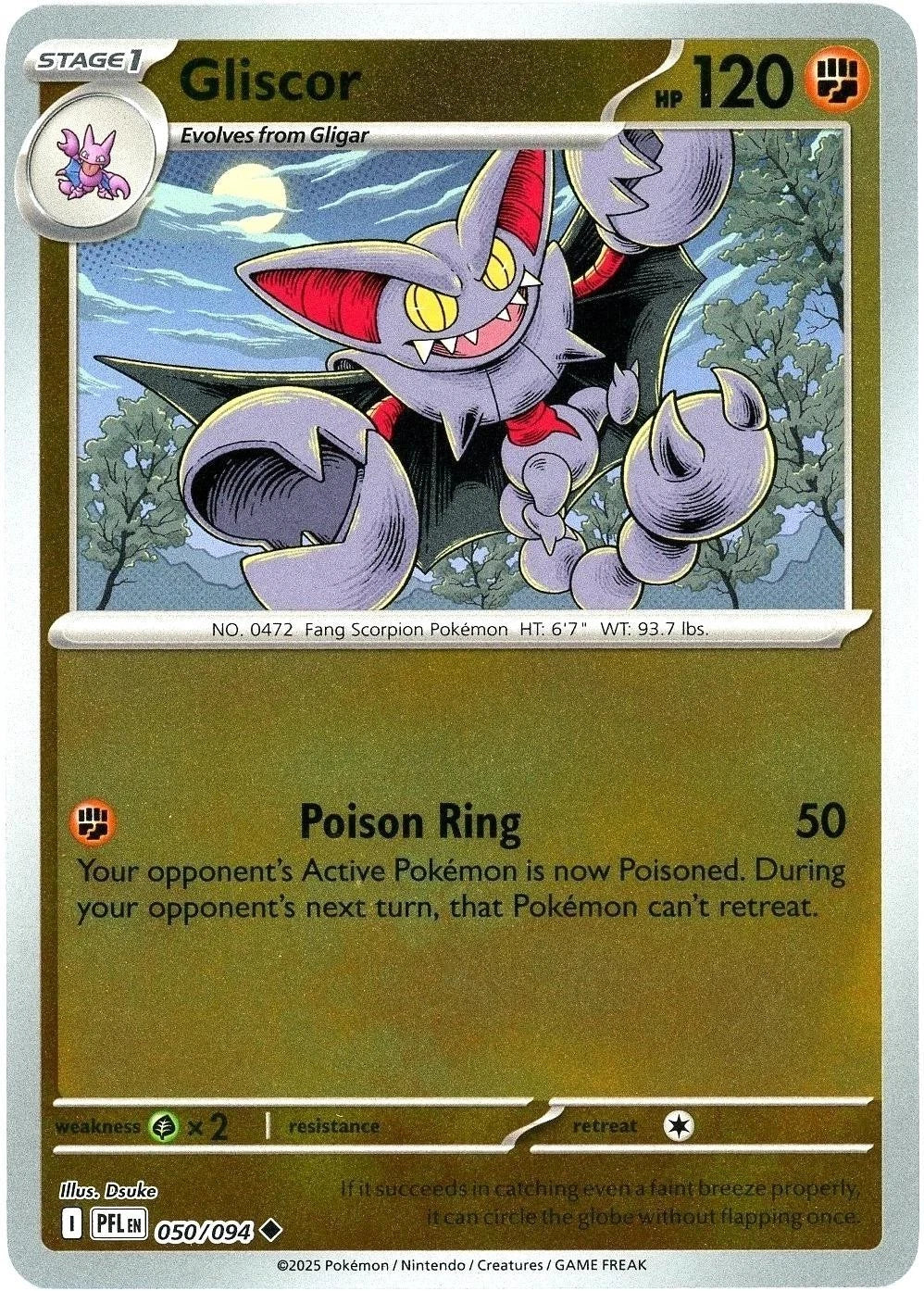 050/094 - Gliscor RH - Phantasmal Flames