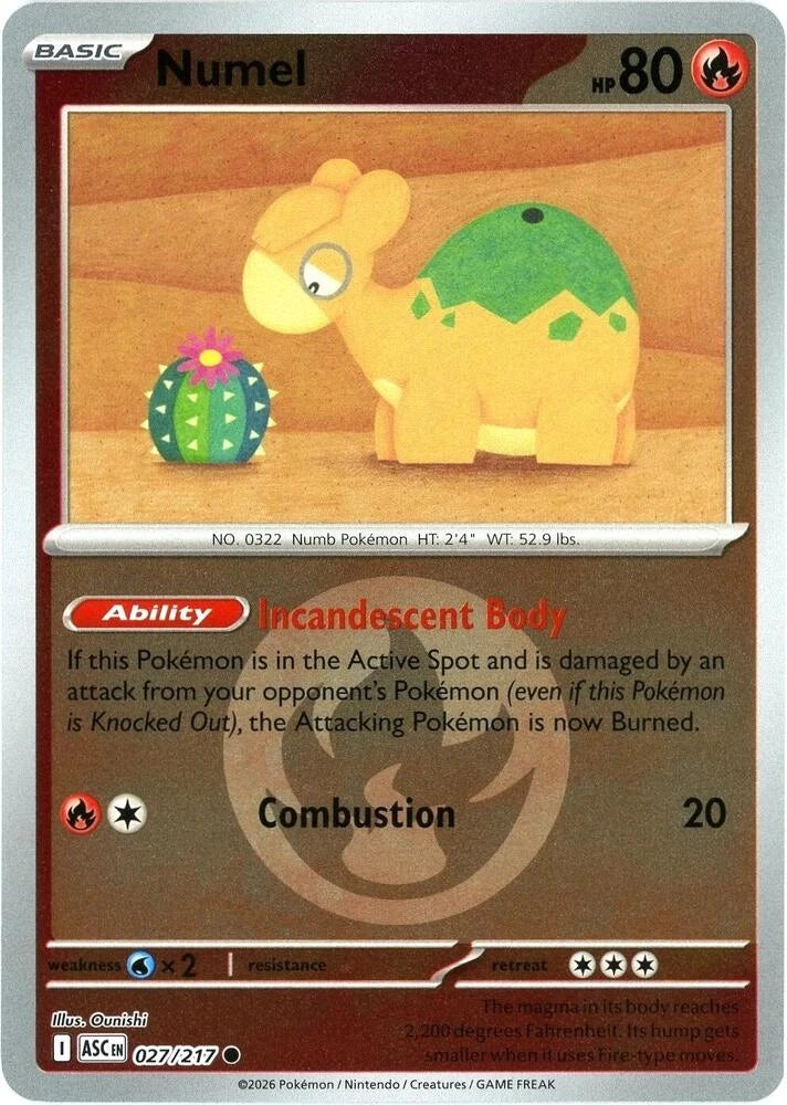 027/217 - Numel - Energy Holo - Ascended Heroes