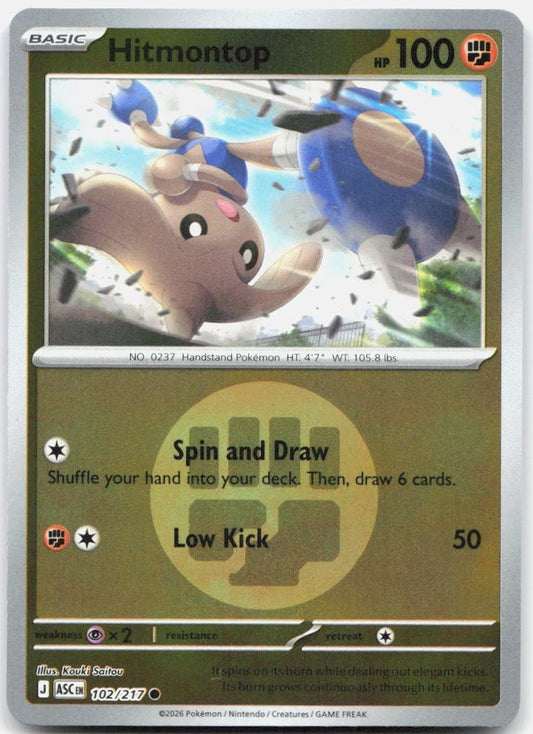 102/217 - Hitmontop - Energy Holo - Ascended Heroes