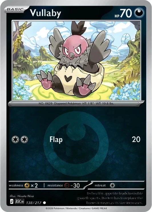 138/217 - Vullaby - Energy Holo - Ascended Heroes