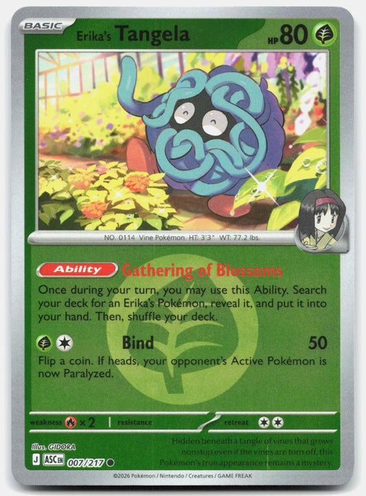 007/217 - Erika’s Tangela - Energy Holo - Ascended Heroes