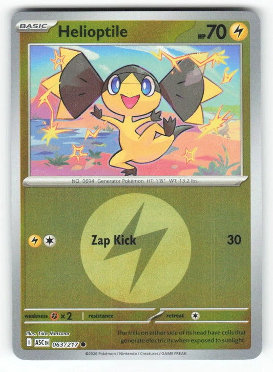 063/217 - Helioptile - Energy Holo - Ascended Heroes