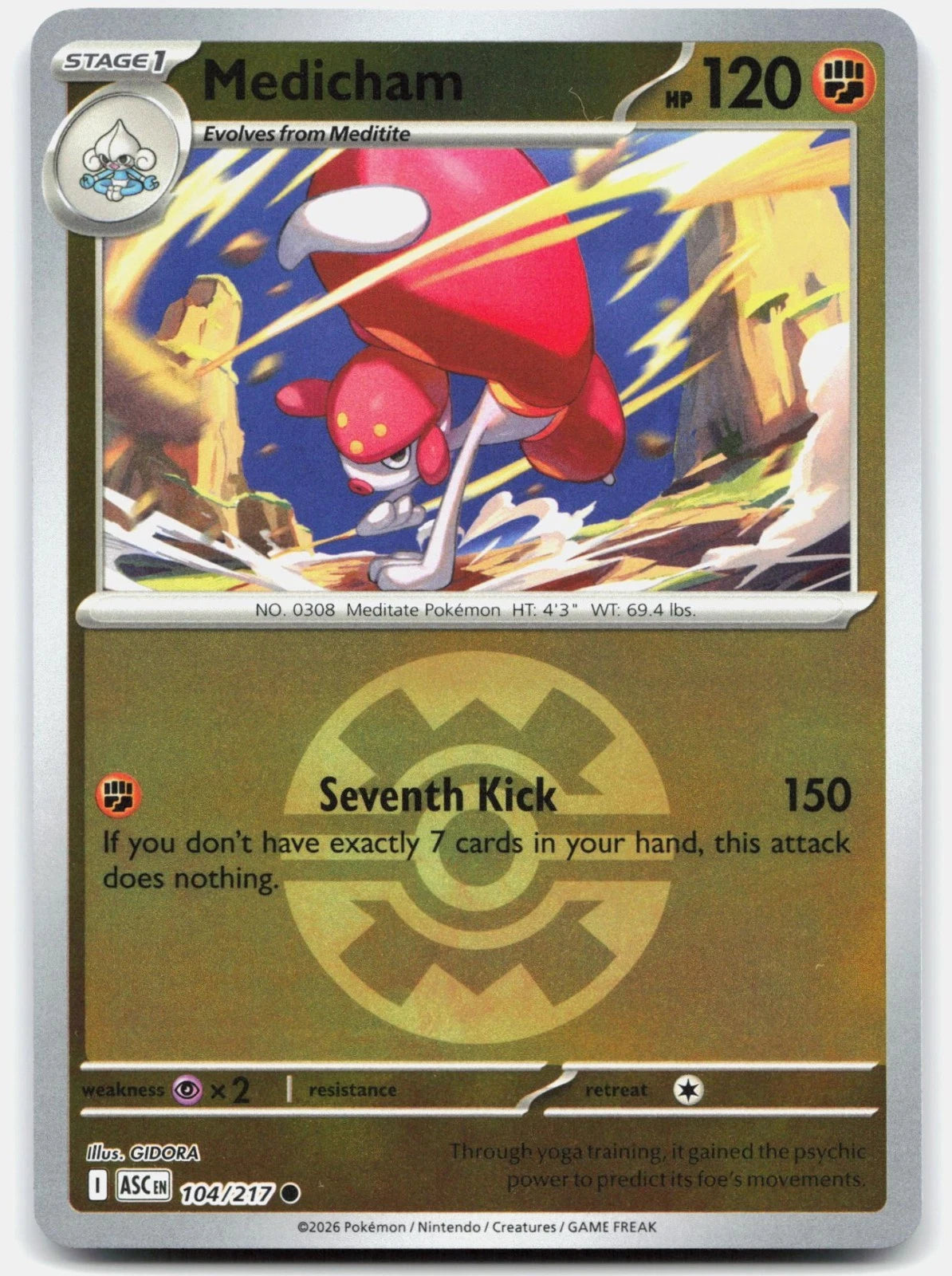 104/217 - Medicham - Poke Ball - Ascended Heroes