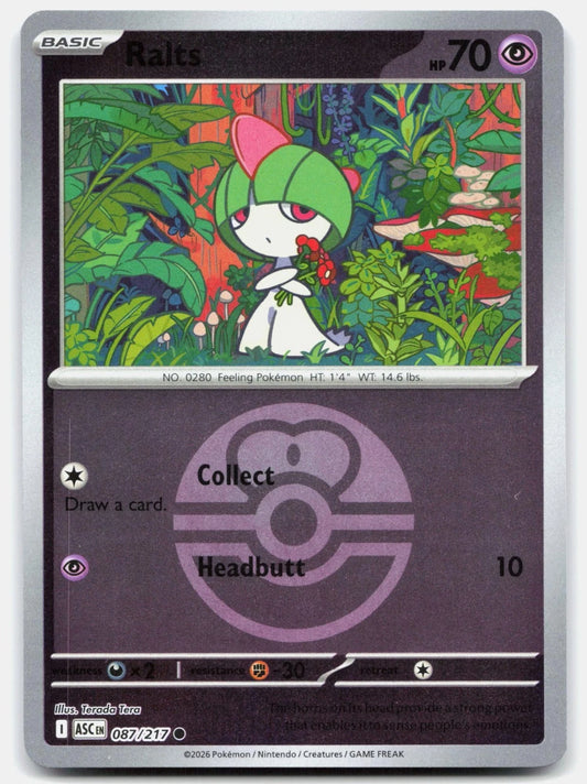 087/217 - Ralts - Poke Ball - Ascended Heroes