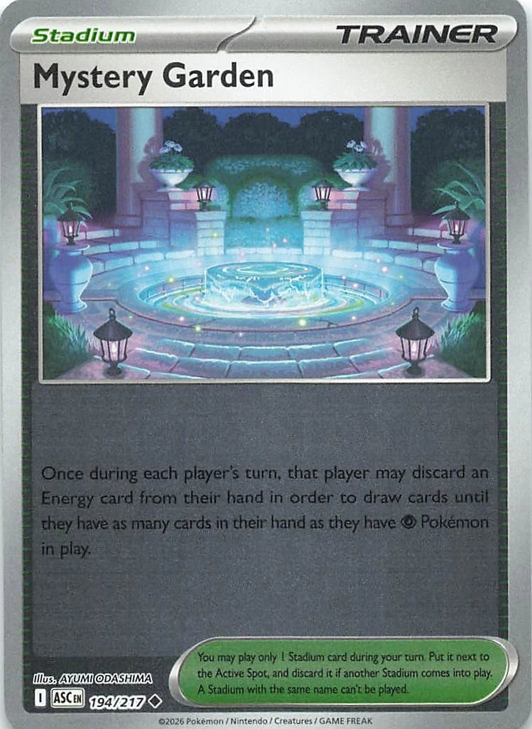 194/217 - Mystery Garden - Reverse Holo - Ascended Heroes