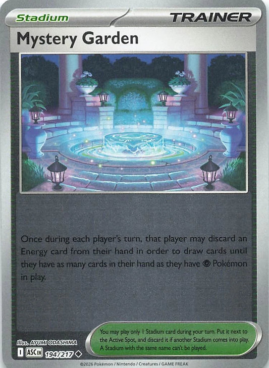 194/217 - Mystery Garden - Reverse Holo - Ascended Heroes