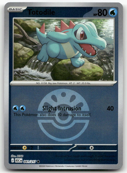 041/217 - Totodile - Poke Ball - Ascended Heroes