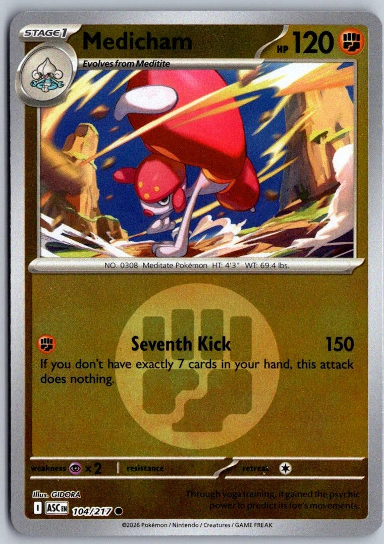 104/217 - Medicham - Energy Holo - Ascended Heroes