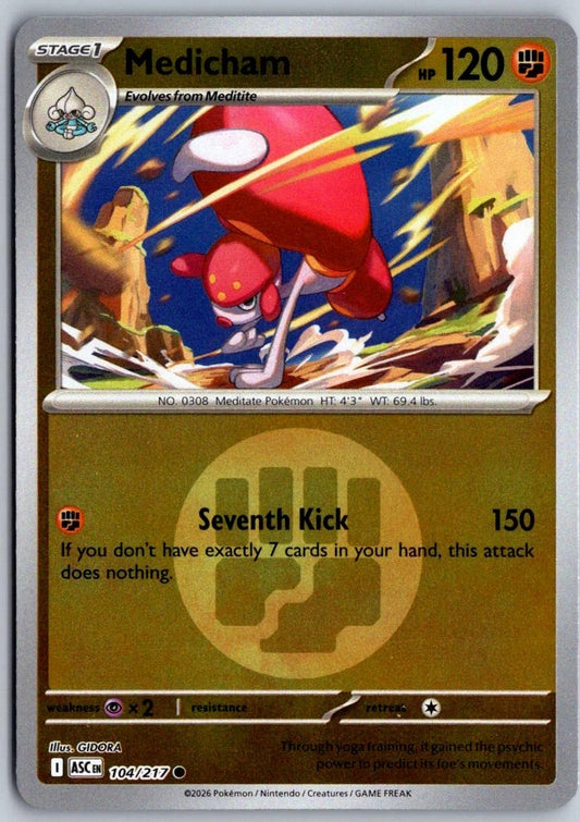 104/217 - Medicham - Energy Holo - Ascended Heroes