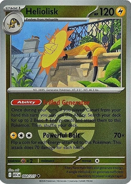 064/217 - Heliolisk - Poke Ball - Ascended Heroes