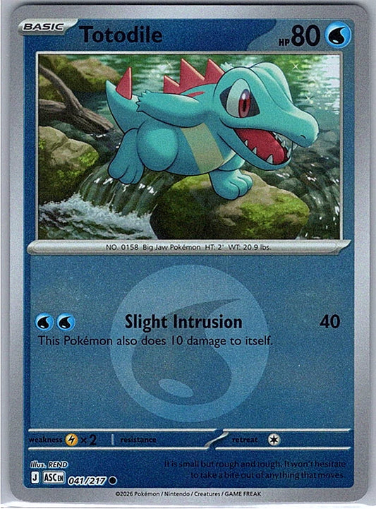 041/217 - Totodile - Energy Holo - Ascended Heroes