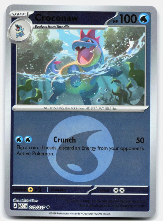 042/217 - Croconaw - Energy Holo - Ascended Heroes