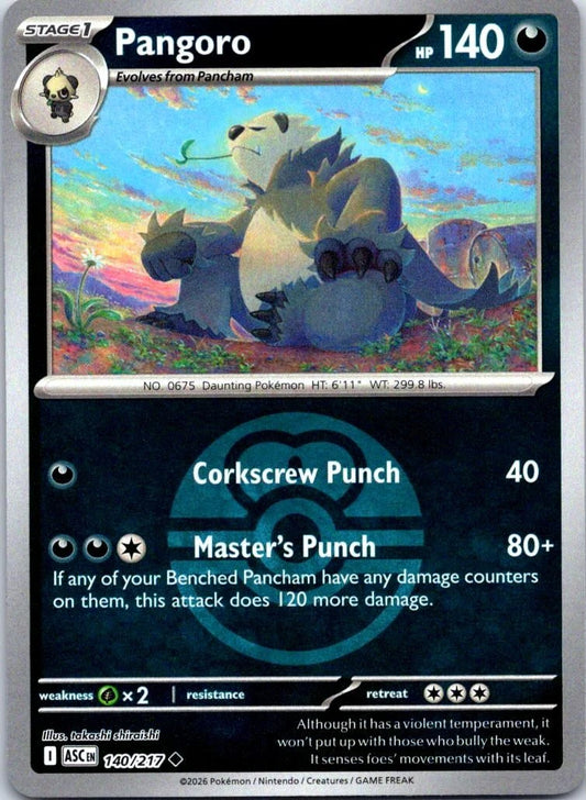140/217 - Pangoro - Poke Ball - Ascended Heroes