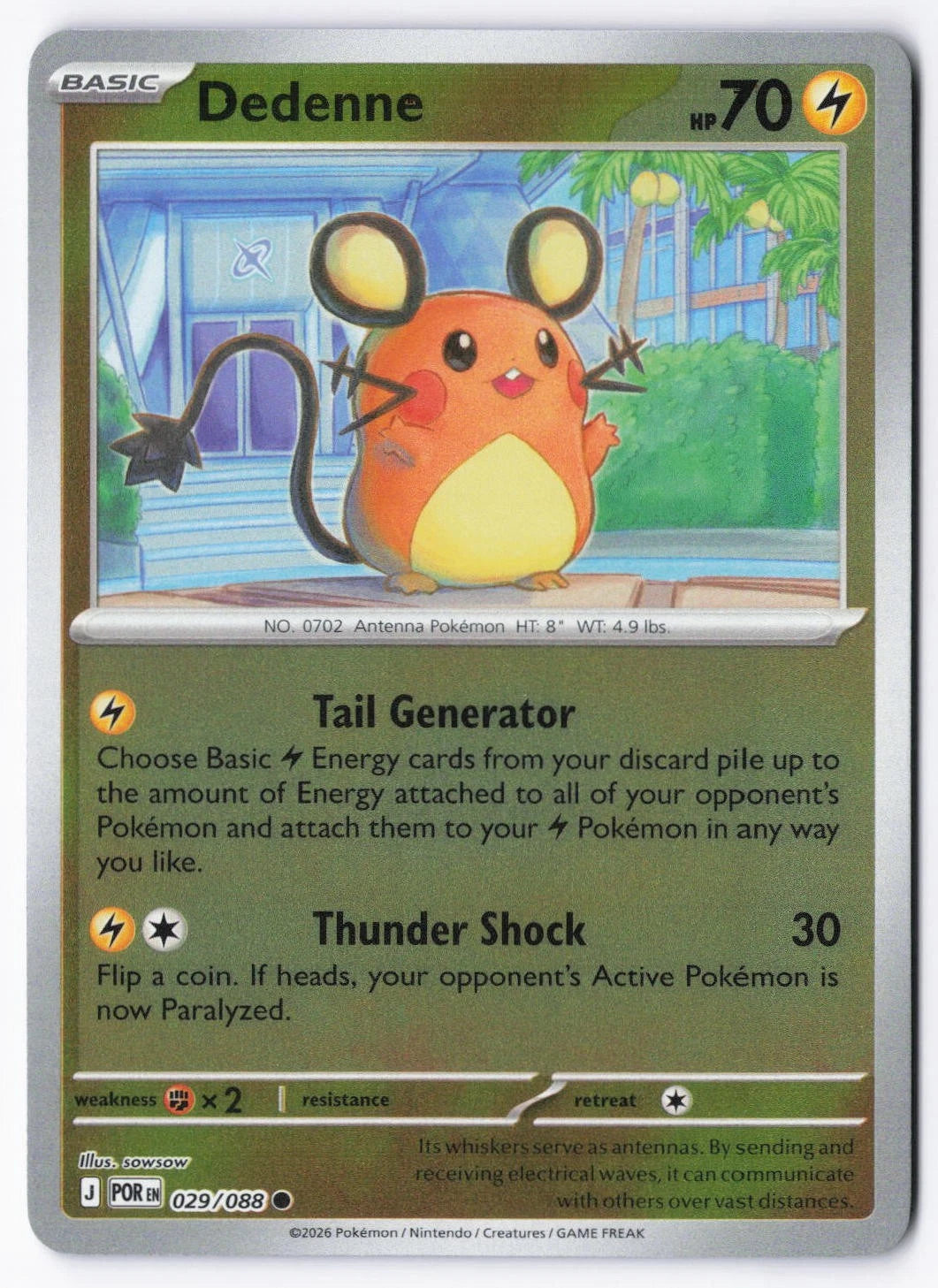 029/088 - Dedenne RH - Perfect Order