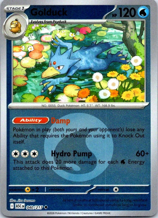 040/217 - Golduck - Energy Holo - Ascended Heroes