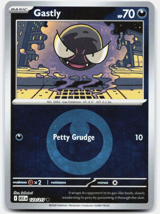 123/217 - Gastly - Energy Holo - Ascended Heroes