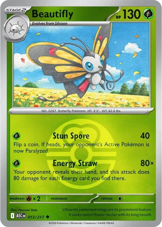 013/217 - Beautifly - Poke Ball - Ascended Heroes