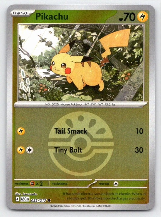 055/217 - Pikachu - Poke Ball - Ascended Heroes