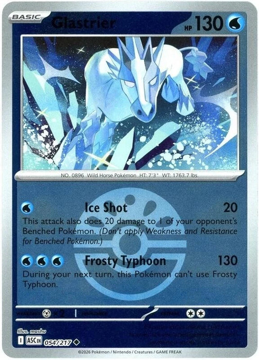 054/217 - Glastrier - Poke Ball - Ascended Heroes