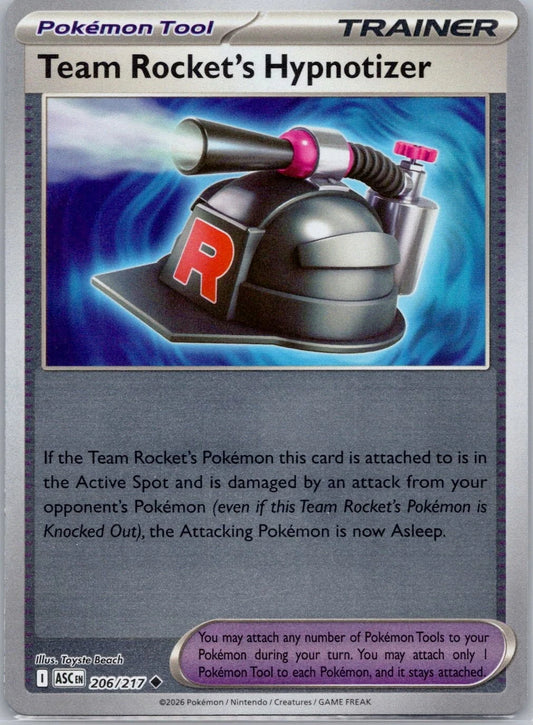 206/217 - Team Rocket’s Hypnotizer - Reverse Holo - Ascended Heroes