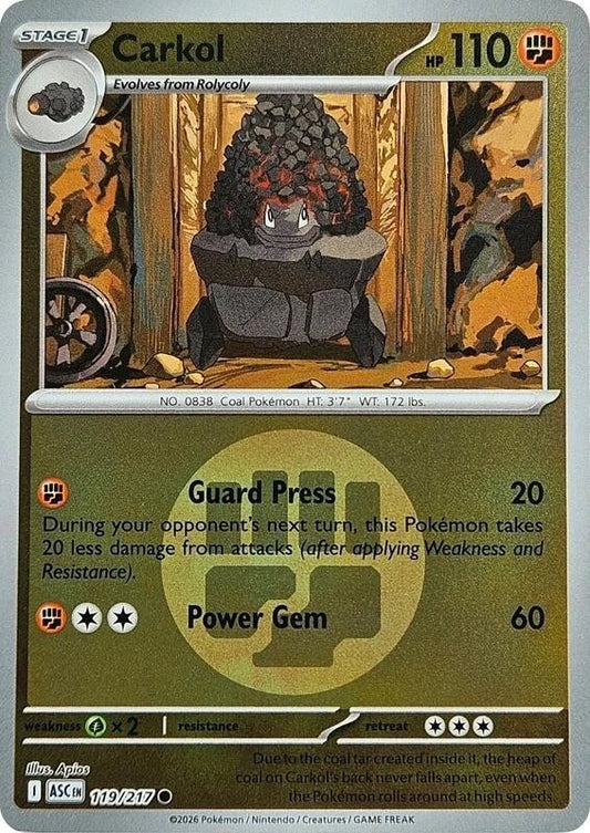 119/217 - Carkol - Energy Holo - Ascended Heroes