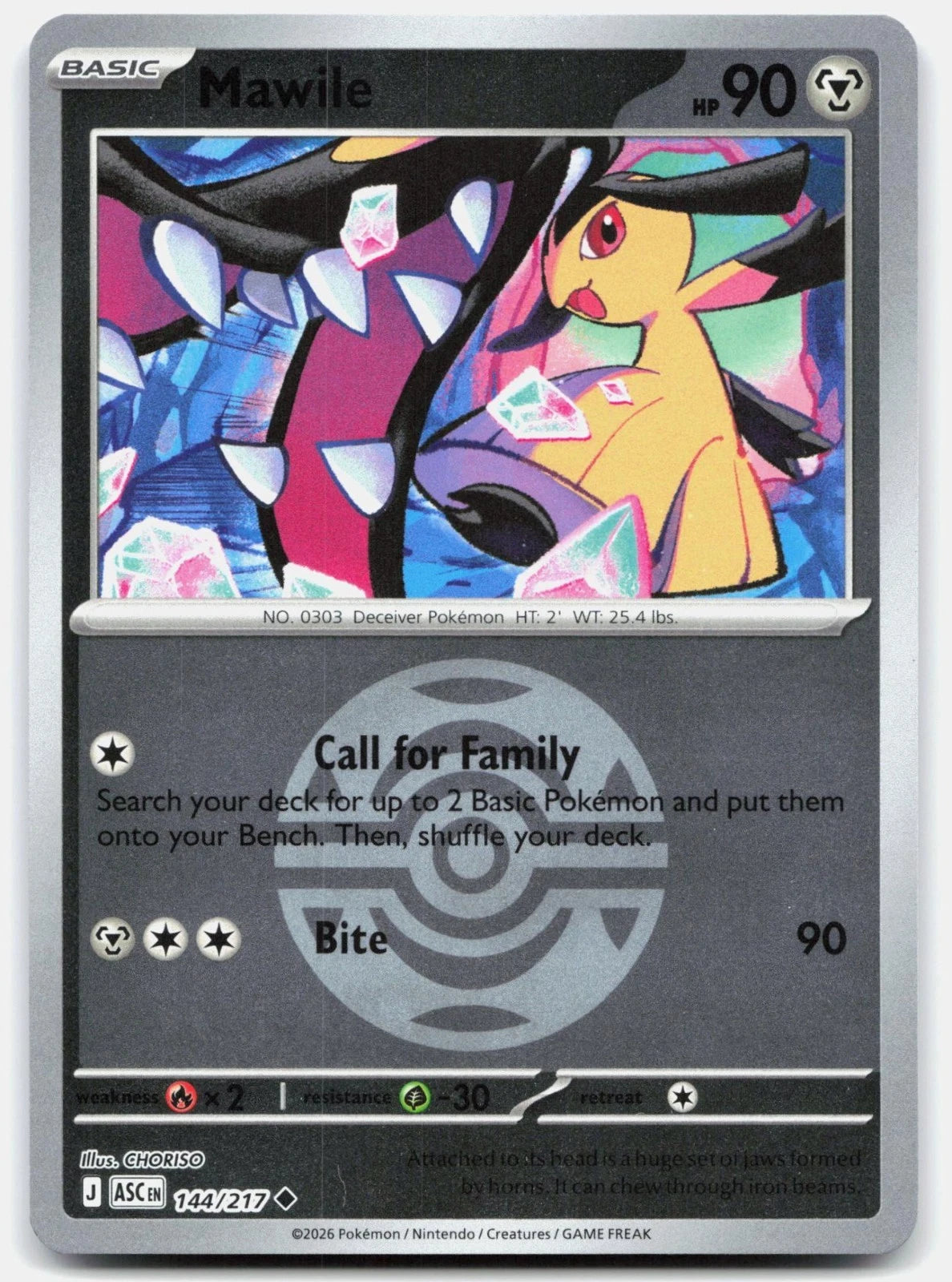 144/217 - Mawile - Poke Ball - Ascended Heroes