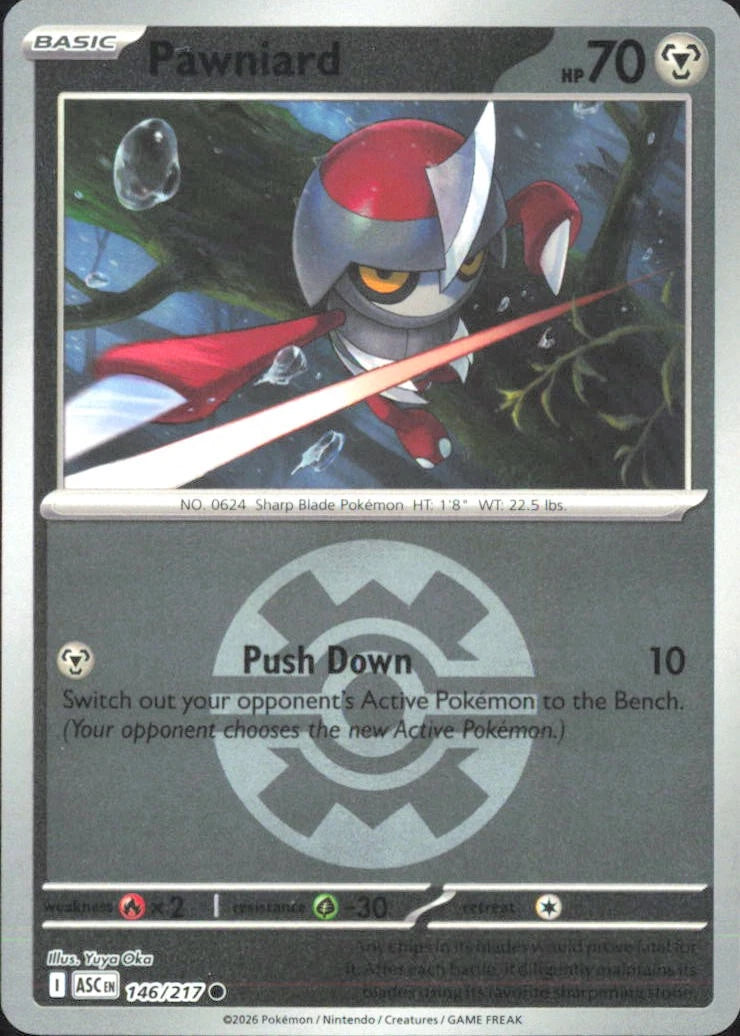 146/217 - Pawniard - Poke Ball - Ascended Heroes