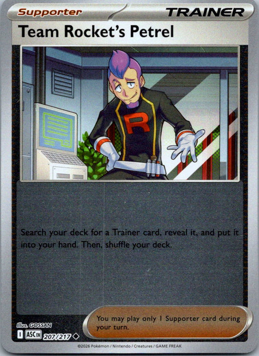 207/217 - Team Rocket’s Petrel - Reverse Holo - Ascended Heroes