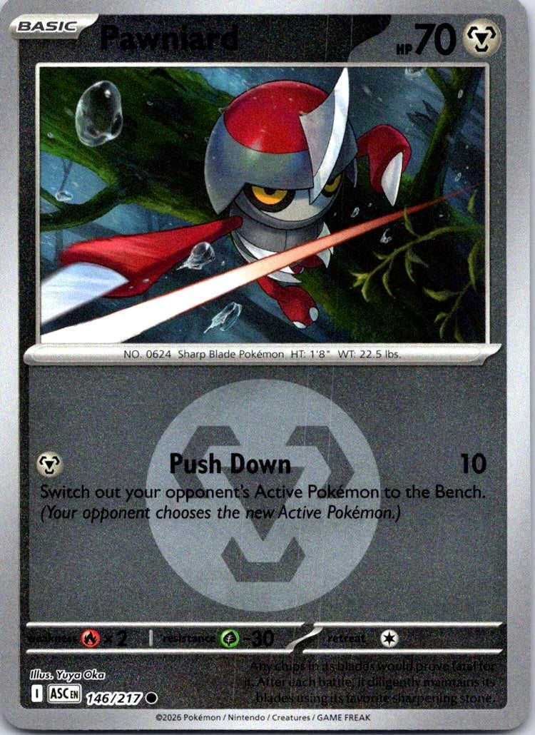 146/217 - Pawniard - Energy Holo - Ascended Heroes