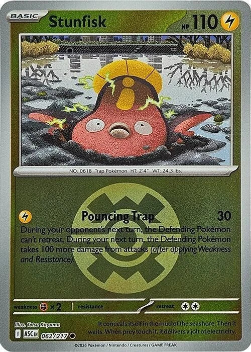 062/217 - Stunfisk - Poke Ball - Ascended Heroes