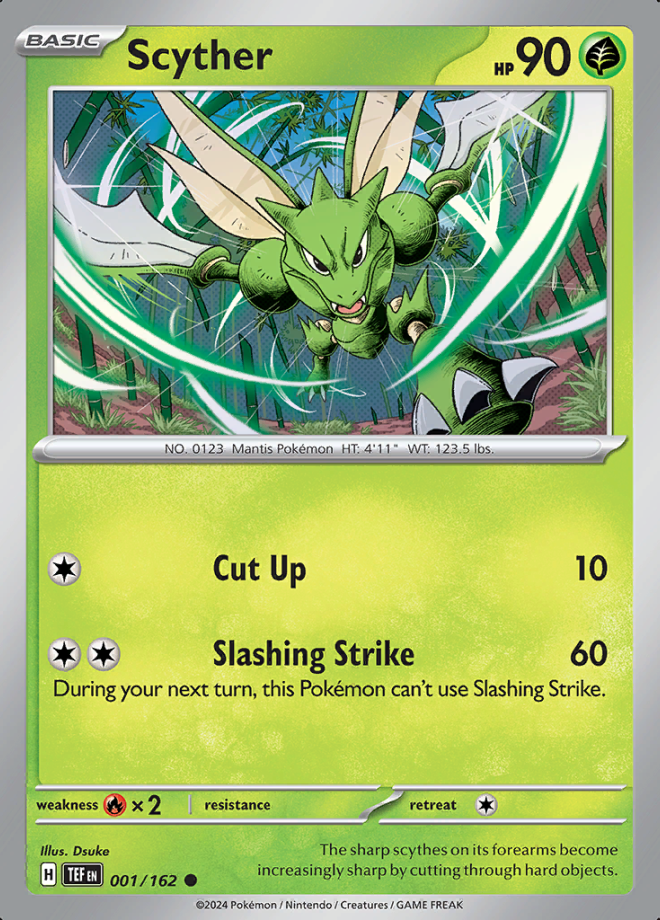 001/162 Scyther - Temporal Forces