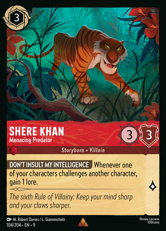 104/204 - Shere Khan - Menacing Predator - Fabled