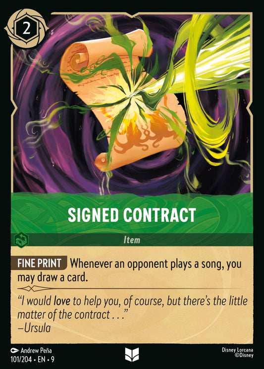 101/204 - Signed Contract - Fabled