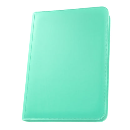 Palms Off Gaming – STEALTH 9 Pocket Zip Trading Card Binder – TURQUOISE