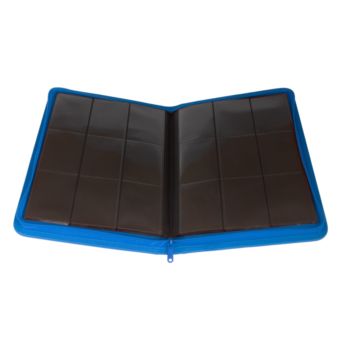 Palms Off Gaming – STEALTH 9 Pocket Zip Trading Card Binder – BLUE