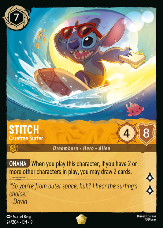 024/204 - Stitch - Carefree Surfer - Fabled