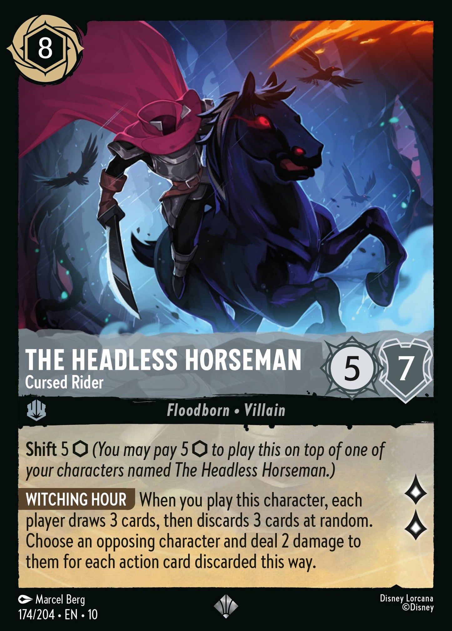 174/204 - The Headless Horseman - Cursed Rider - Whisper in the Wind