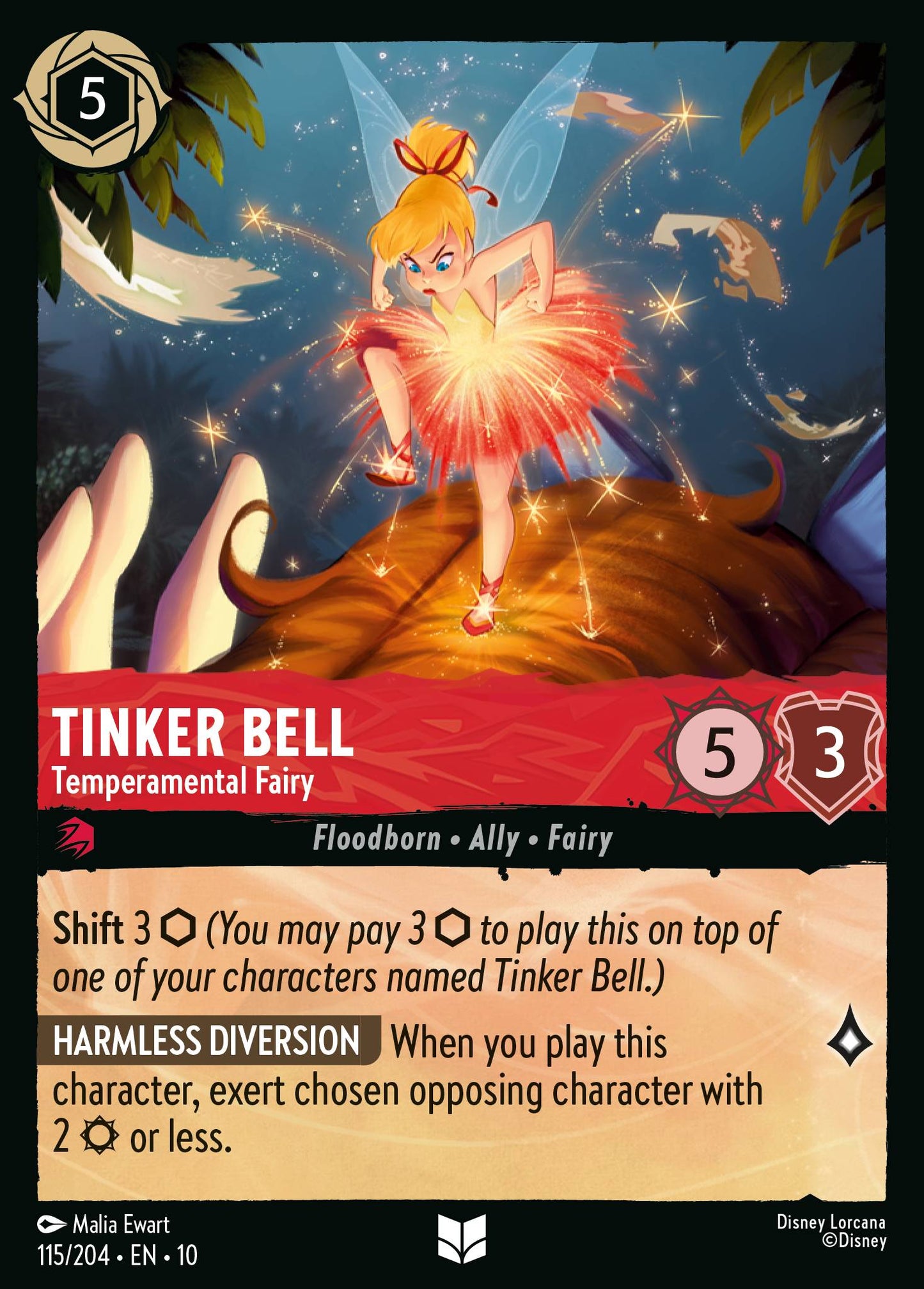 115/204 - Tinker Bell - Temperamental Fairy - Whisper in the Wind