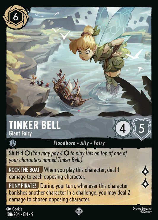 188/204 - Tinker Bell - Giant Fairy - Fabled