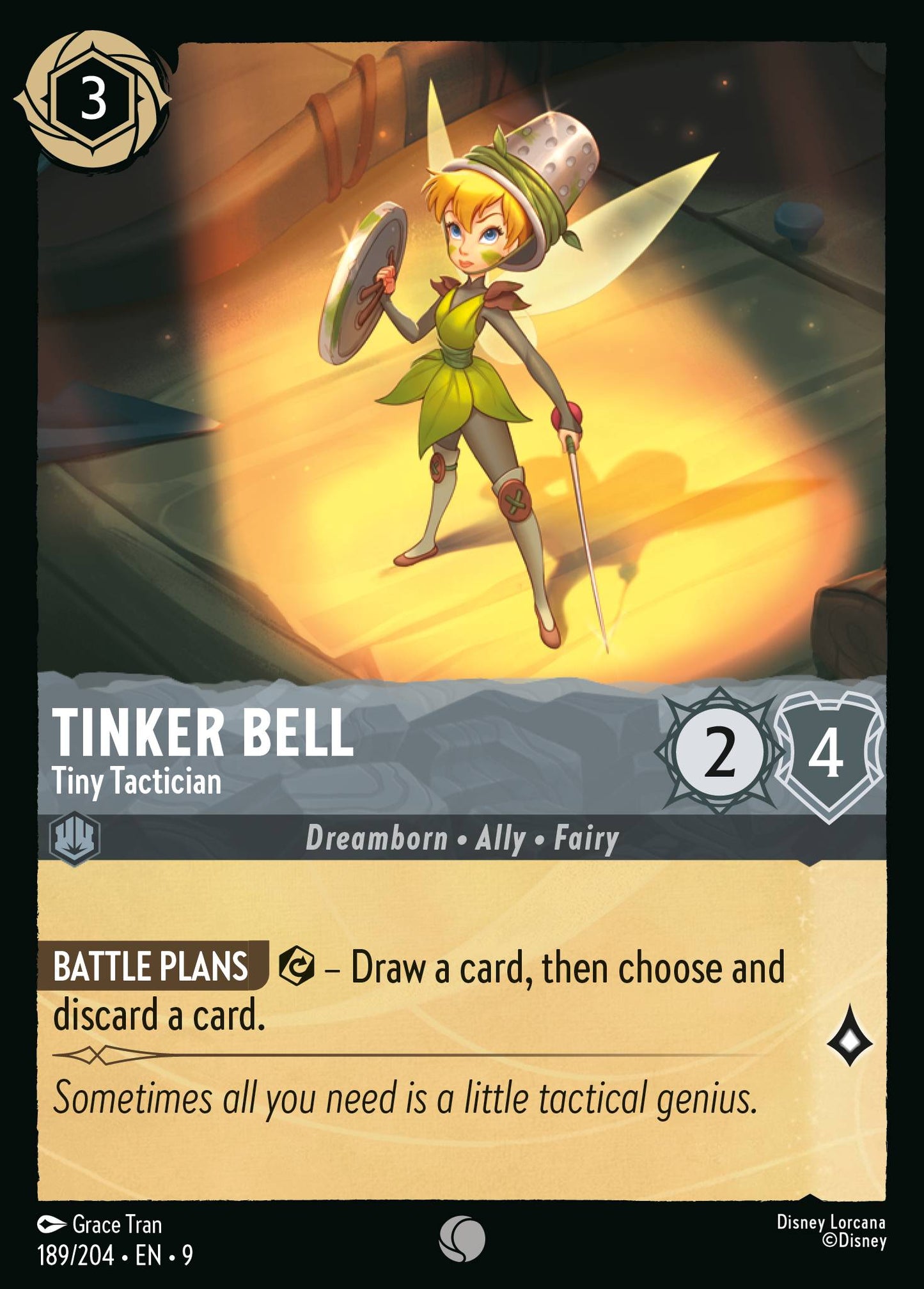 189/204 - Tinker Bell - Tiny Tactician - Fabled